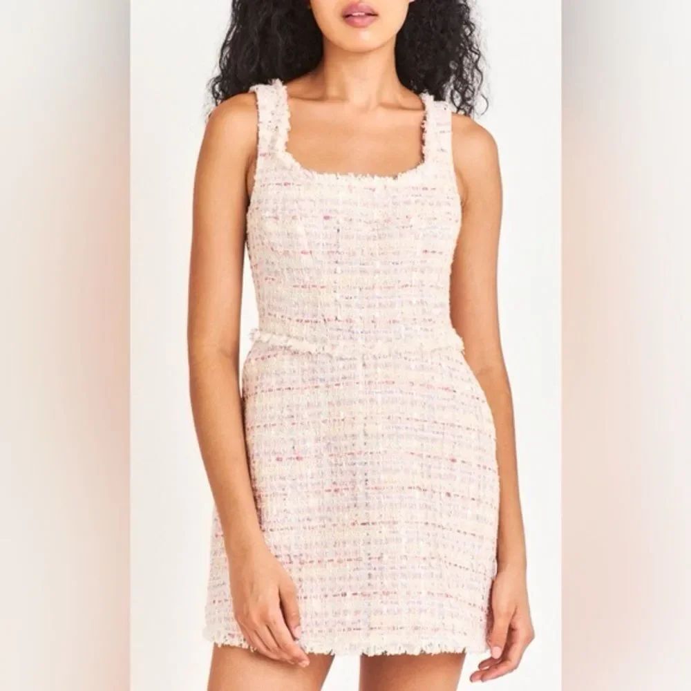 LOVESHACKFANCY MODA TWEED DRESS